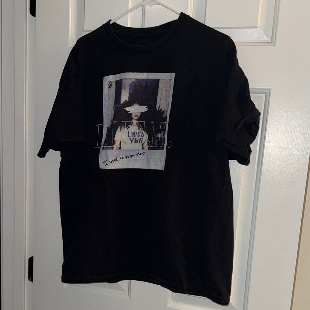 Levi's Black Tee with Artistic Graphic